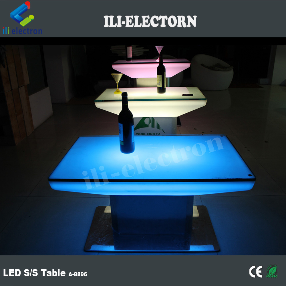 LED light bar furniture cocktail night club table for party