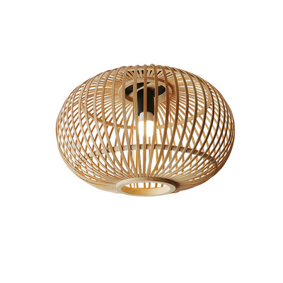 creative personality balcony light corridor light  Chinese bamboo art bamboo woven ceiling light