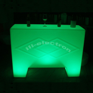 Illuminated Portable Bar Table glowing Pub Break Bar