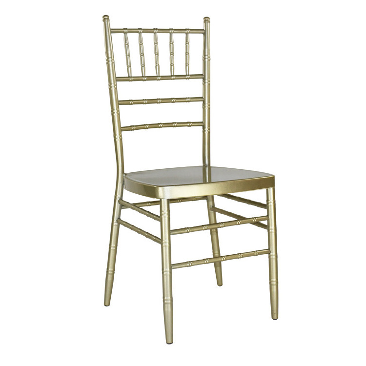 Golden Hotel restaurant Banquet chair Outdoor wedding bamboo chair