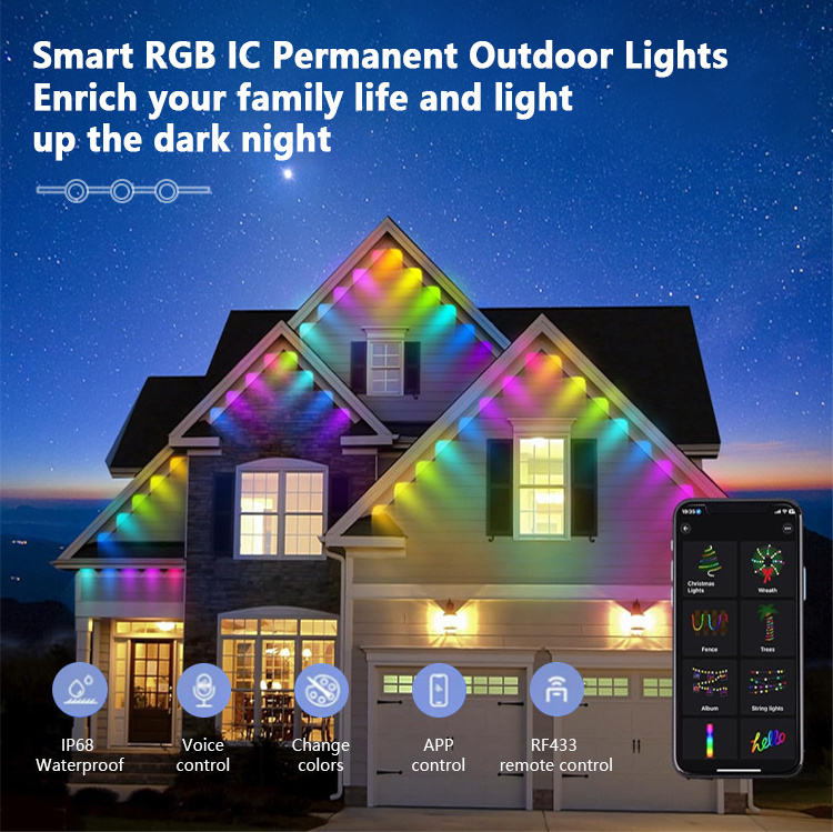 Outdoor Individually Addressable Decorative Led Light Christmas ...