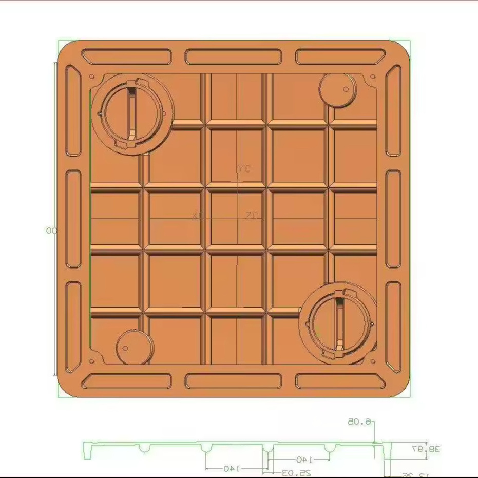 road cover hydraulic compression mould BMC mould FRP compression mould