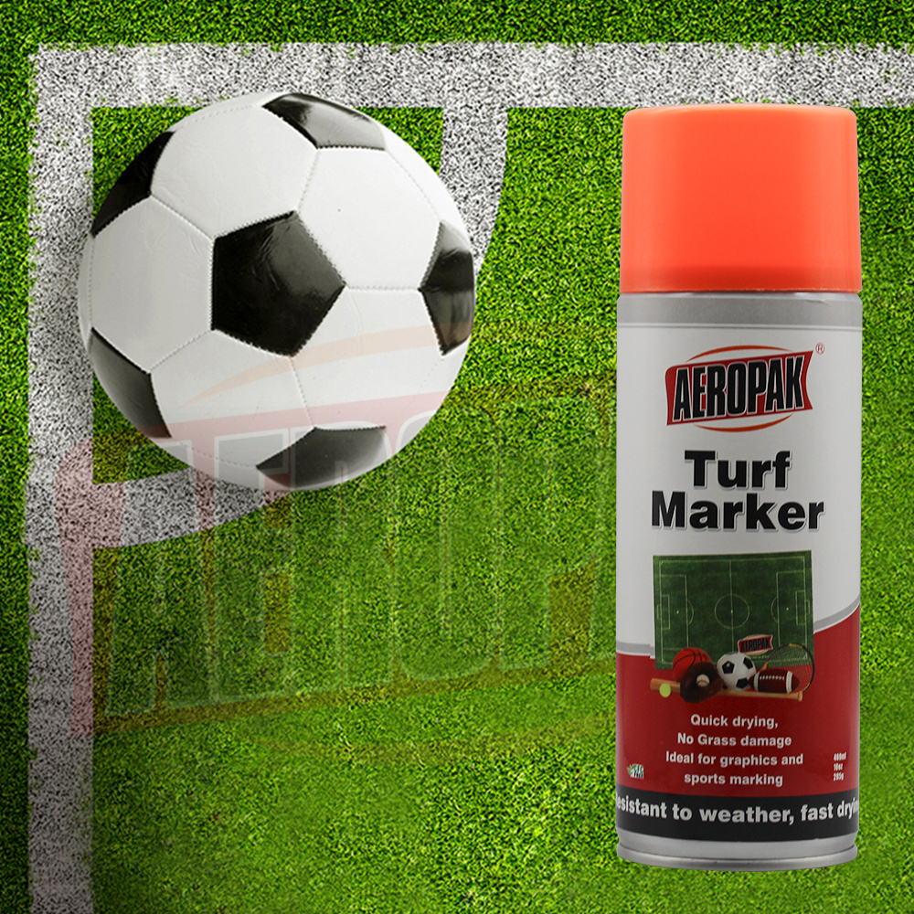 Aeropak 400ml Aerosol Scribing Turf Marking Paint Spray for Grass