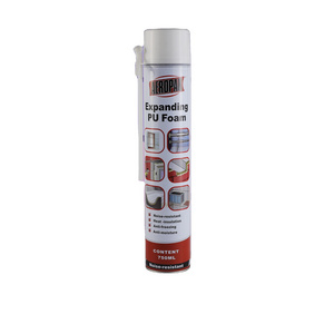 Aeropak 750ml Aerosol One Component PU Polyurethane Foam Sealant Cleaner Spray