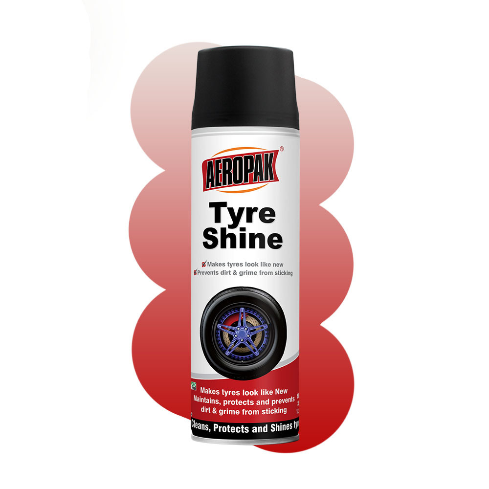 Aeropak 500 ml Aerosol Tire Shine Spray for Shining Polishing Coating