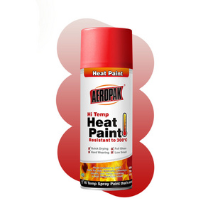 Aeropak 400ml Aerosol Handy High Temp Heat Resistant Spray Paint