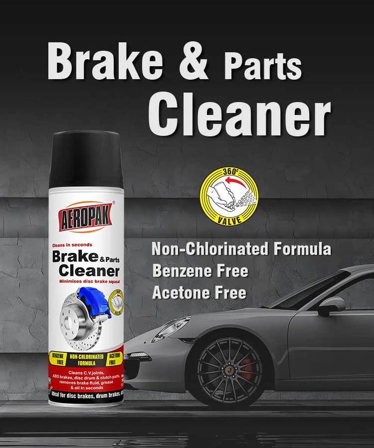 AEROPAK 500ml Strong Powerful Brake Parts Disc Cleaner For Clean And Degrease Linings Cleening