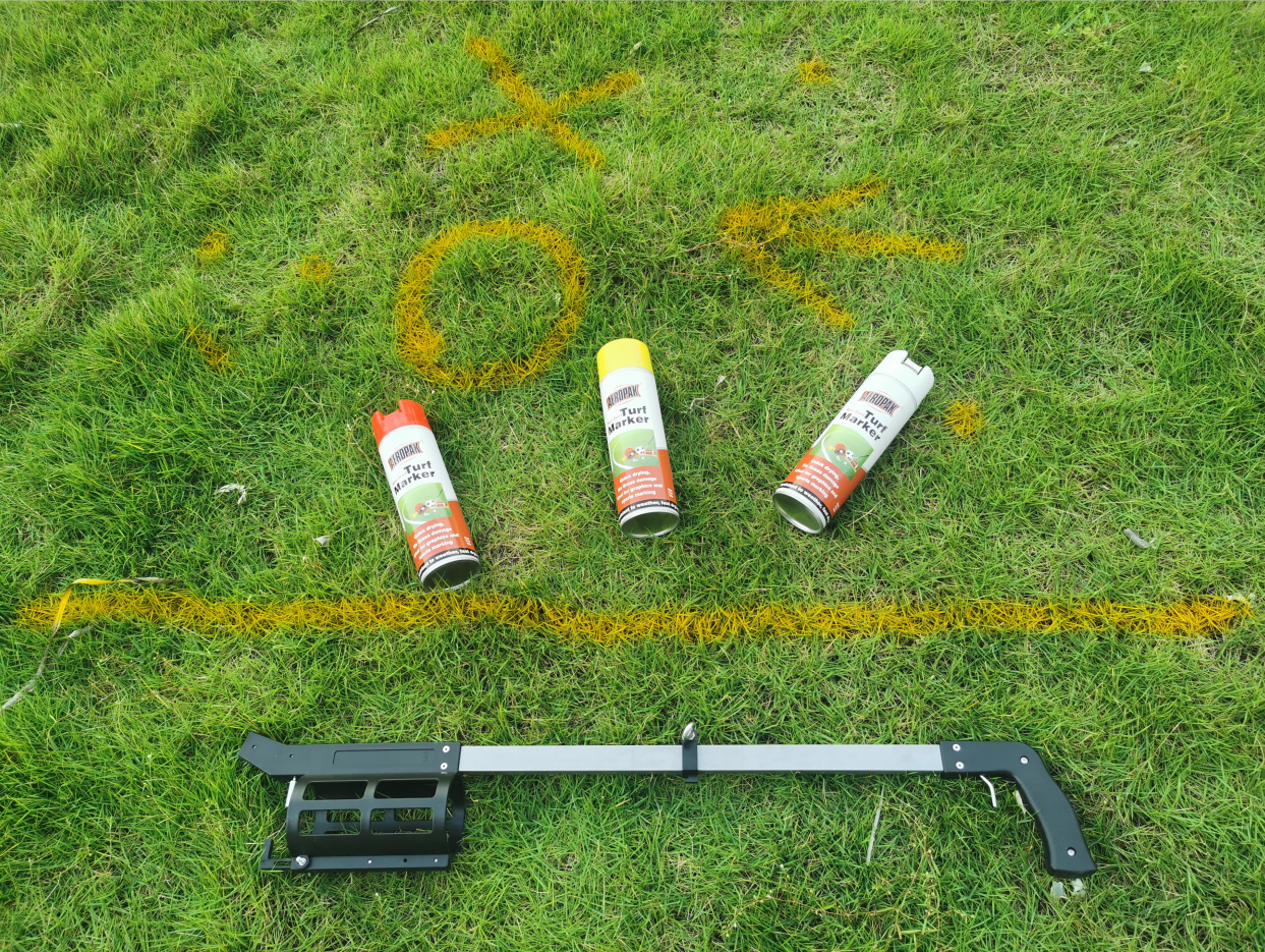 Aeropak 400ml Aerosol Scribing Field Turf Marking Paint Spray for Natural Grass