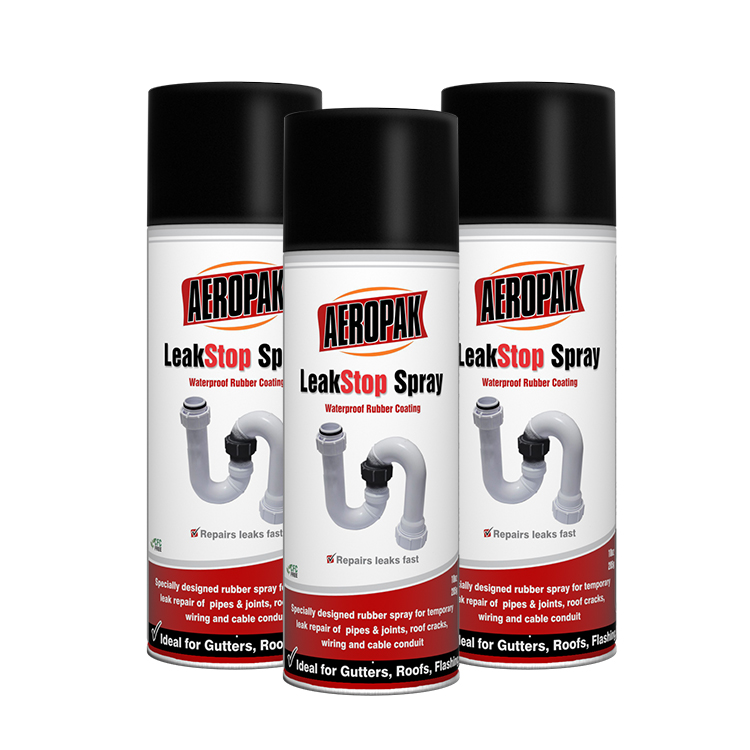 AEROPAK 400ML Waterproofing Fast Leak-Stopping Leak Sealer Spray Rubber Stop Leaking Spray Paint