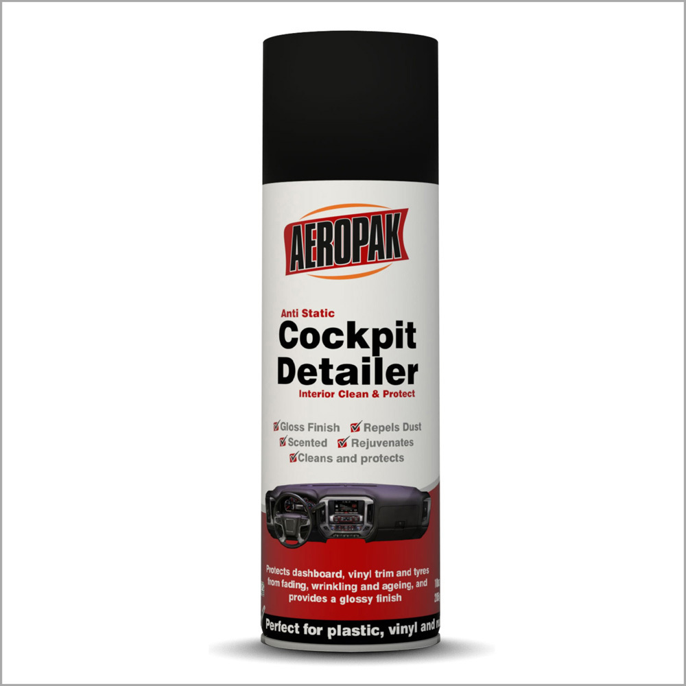 Aeropak Car care products Cockpit Cleaner dashboard polish spray for car wash