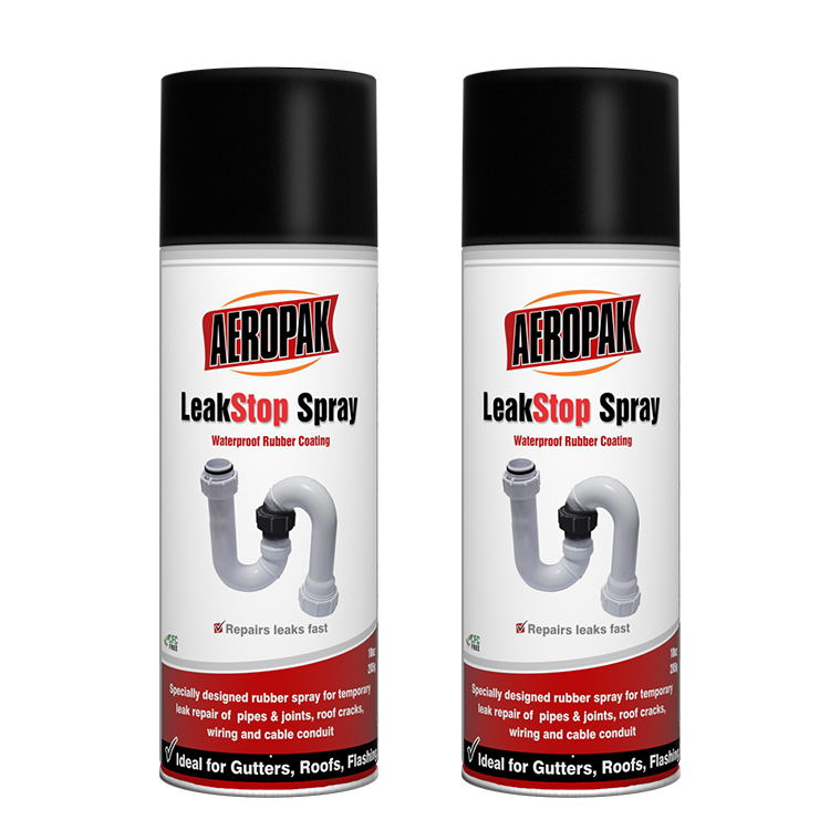 AEROPAK 400ML Waterproofing Fast Leak-Stopping Leak Sealer Spray Rubber Stop Leaking Spray Paint