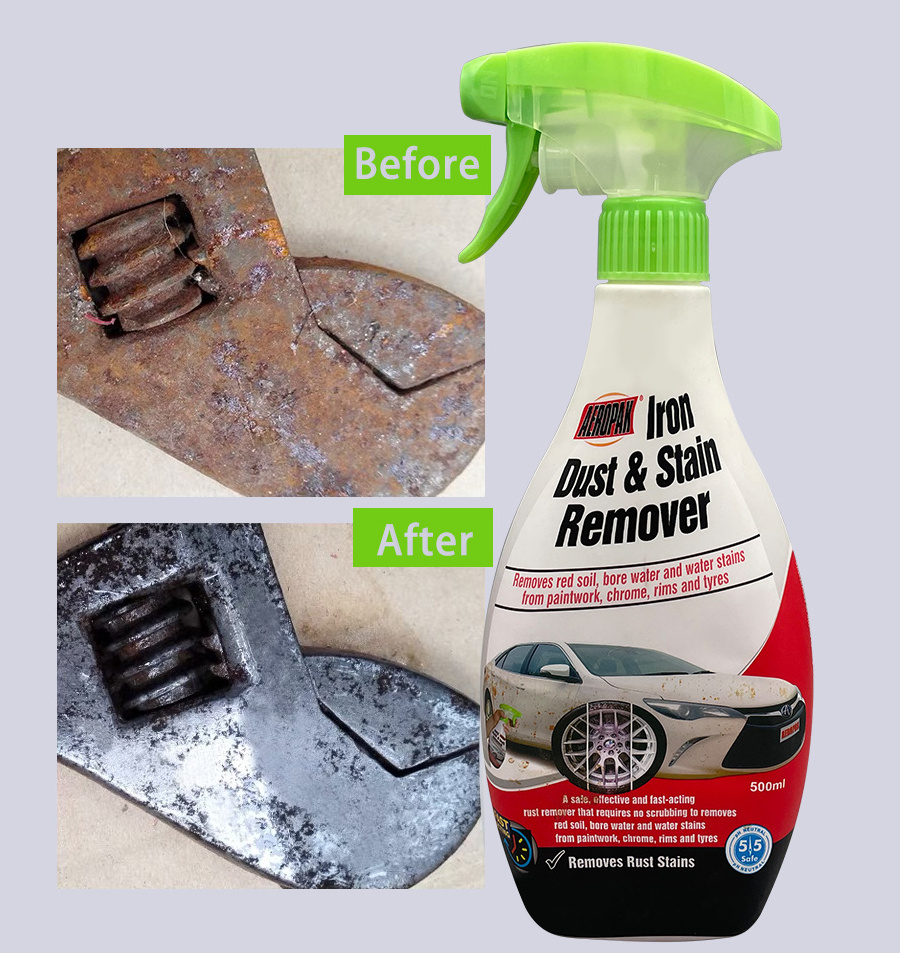 Aeropak 500ml Car Care Products Multipurpese Iron Rust Remover Rust Removal Spray