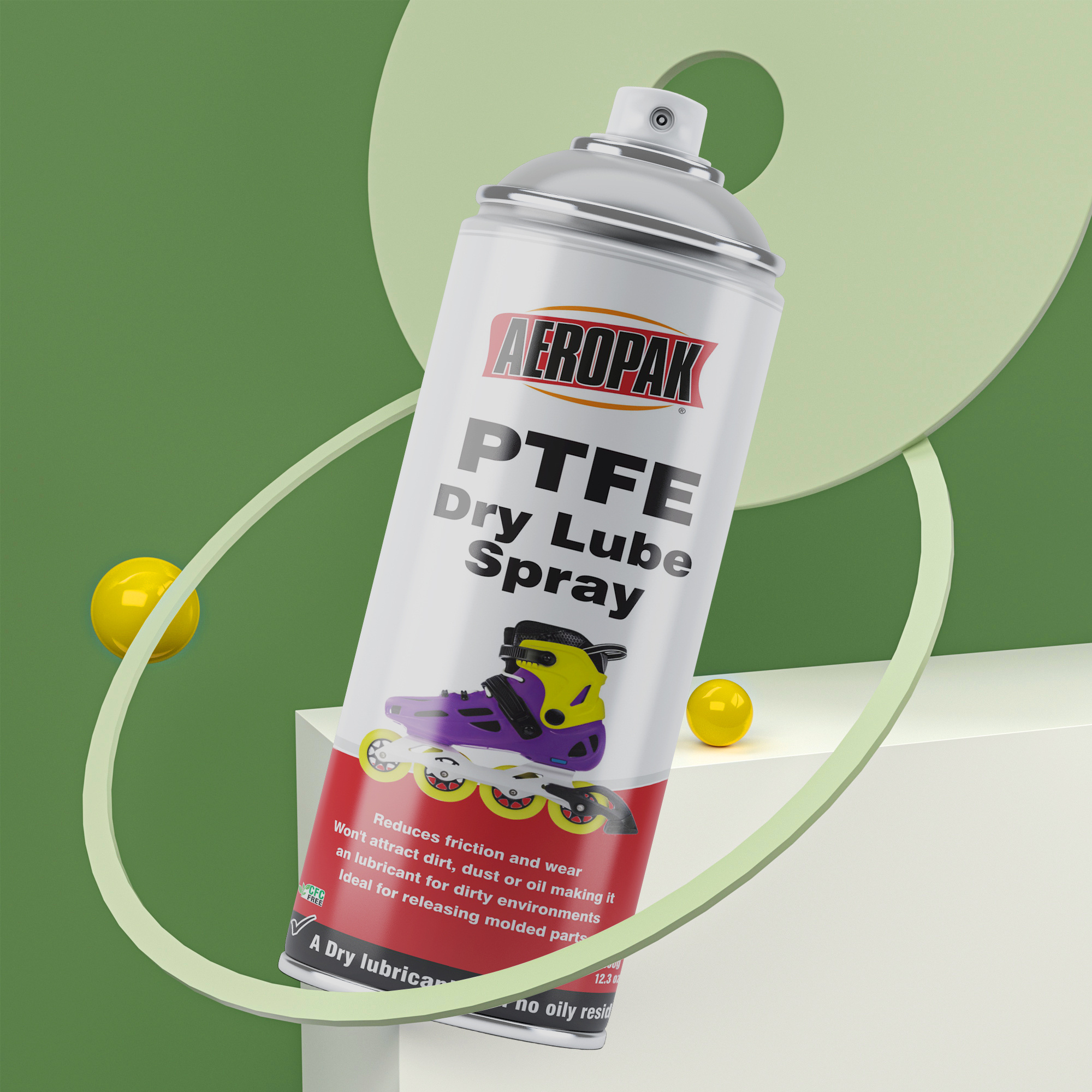 Aeropak 200ml Aerosol PTFE Lube Spray