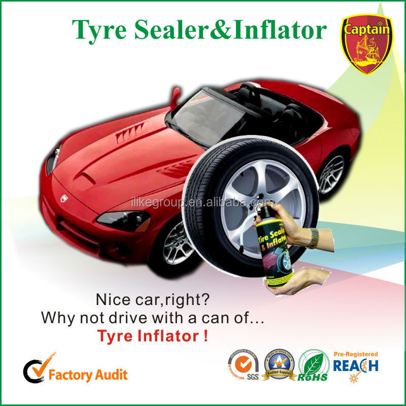 Professional emergency car tire repair sealant & inflator for car