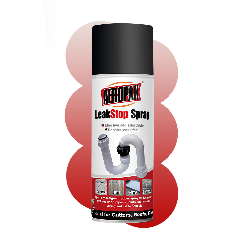 Aeropak 400ml Aerosol Waterproof Leak Stop Seal Spray Paint For Leak Repair