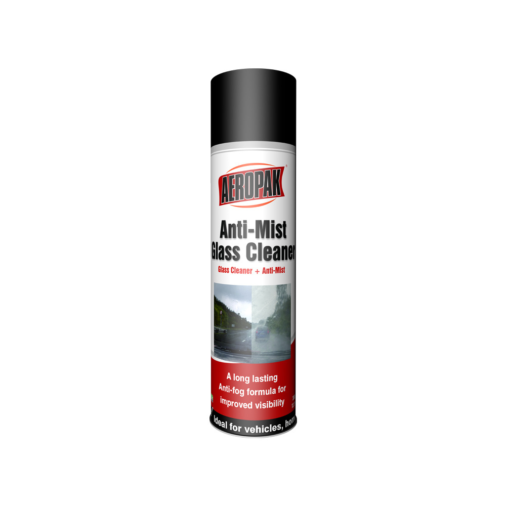 Aeropak Anti Mist Glass Cleaner Windshield Clean Aerosol 500ml