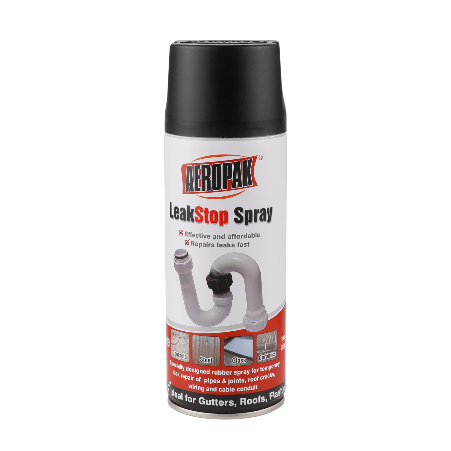 Aeropak 400ml Aerosol Waterproof Leak Stop Seal Spray Paint For Leak Repair