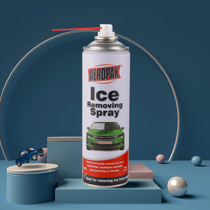 Aeropak 500ml Aerosol Car Windshield De-icer Ice Remover Spray for Car Window Body Melt Ice