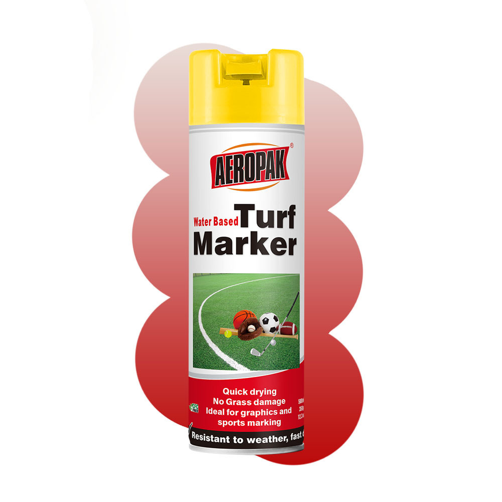 Aeropak 400ml Aerosol Scribing Athletic Field Turf Marking Paint Spray for Football Natural Grass