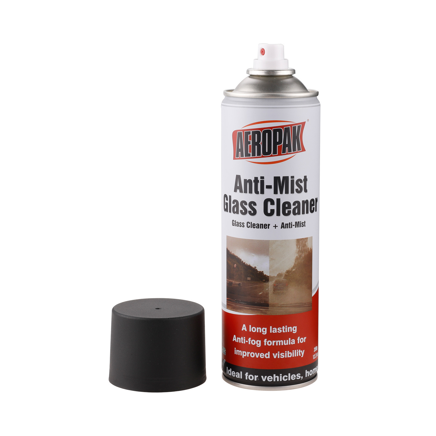 AEROPAK Anti-Mist Fog Car Defogger Glass Cleaner Spray for Automotive Interior Glass to Prevent Fogging