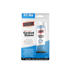 AEROPAK china suppliers 85g Blue Hi-Temp RTV Silicone Sealant Gasket Maker For Construction