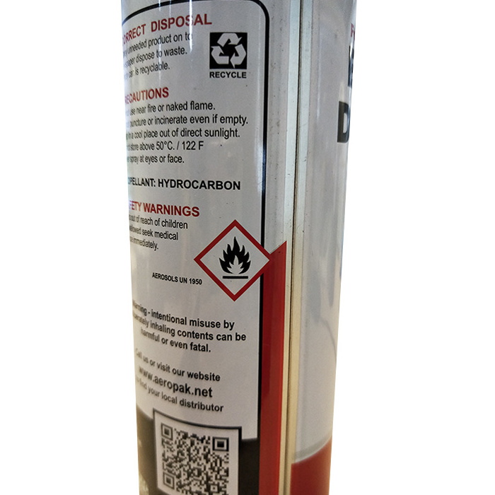 AEROPAK Engine Degreaser Cleaner 500ml with MSDS certificate for use on tools