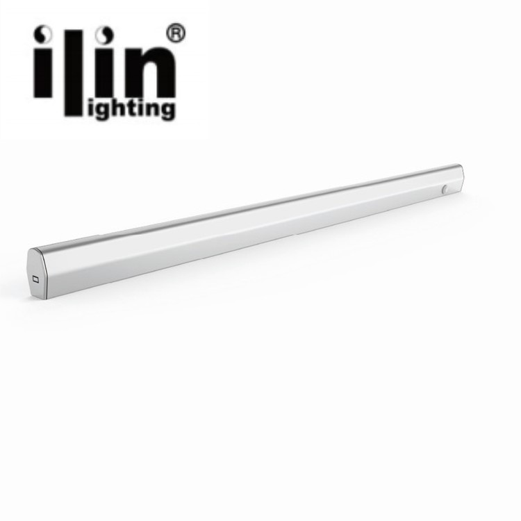 Pir Motion Sensor linear closet light  led acrylic puck light Wardrobe Cabinet Closet Rail Stick On Wall Lights