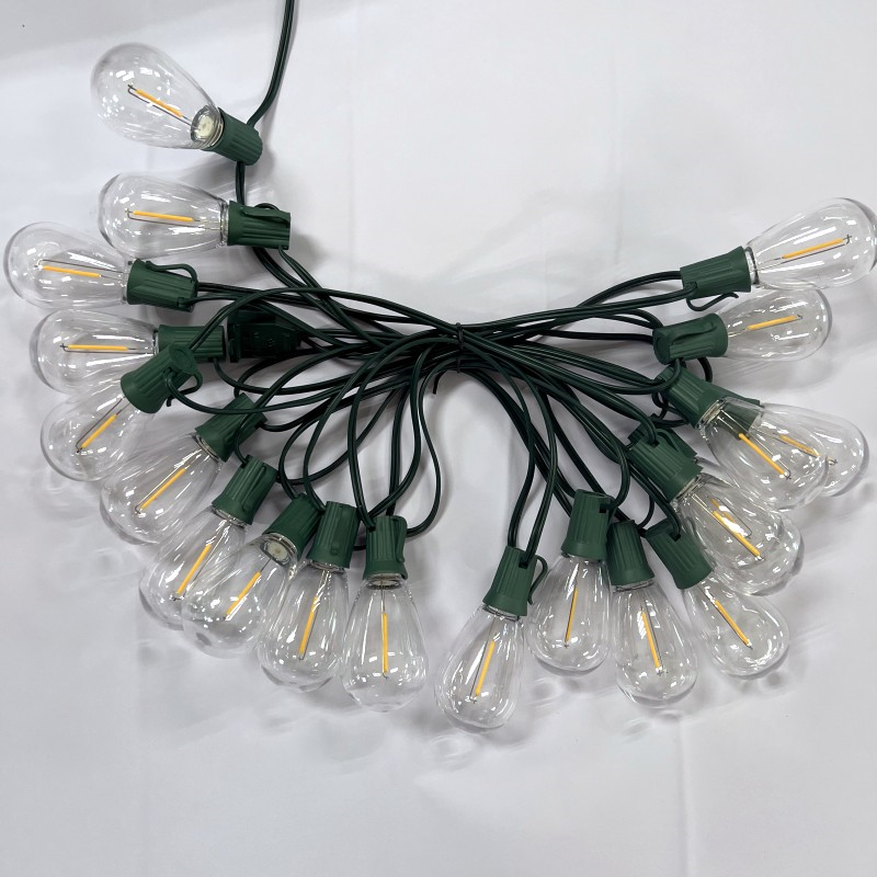 Christmas Lights  Bulbs Outdoor Bistro Decorative LED String Lights holiday wedding party waterproof