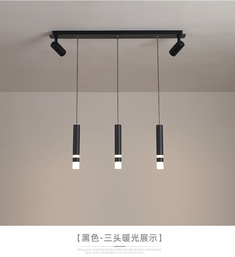 Luxury Designer Restaurant Pendant Light Long LED Bar Spot Light Cafe Table Light Fixture