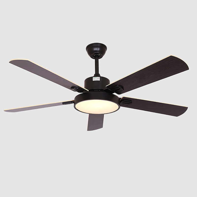 Farmhouse 52 inch 5 blade special led ceiling fans with led  light kit