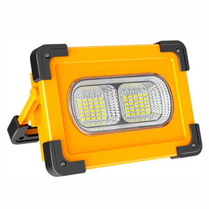 IP65 waterproof portable multifunctional spotlight solar outdoor usb camping emergency floodlight with battery