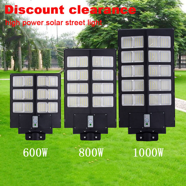 Clearance sale Road all in one solar led street light 600W hot solar street light 200 watts with bracket