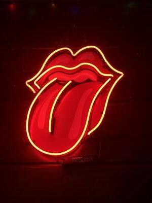 Rolling Stone Vivid Neon Sign with Custom Acrylic Neon Sign Light Lips neon light sign Rock Led for bar wall decor