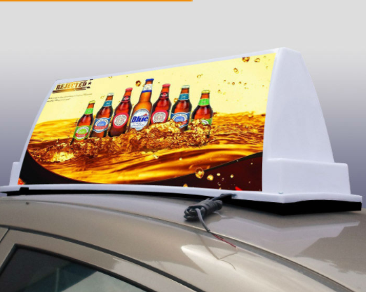 Led taxi roof sign taxi top advertising light box