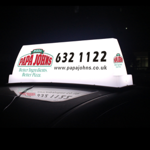 Led taxi roof sign taxi top advertising light box