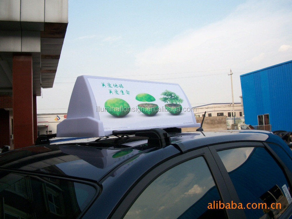 roof sign for sale taxi advertising led light box