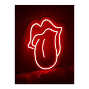 Rolling Stone Vivid Neon Sign with Custom Acrylic Neon Sign Light Lips neon light sign Rock Led for bar wall decor