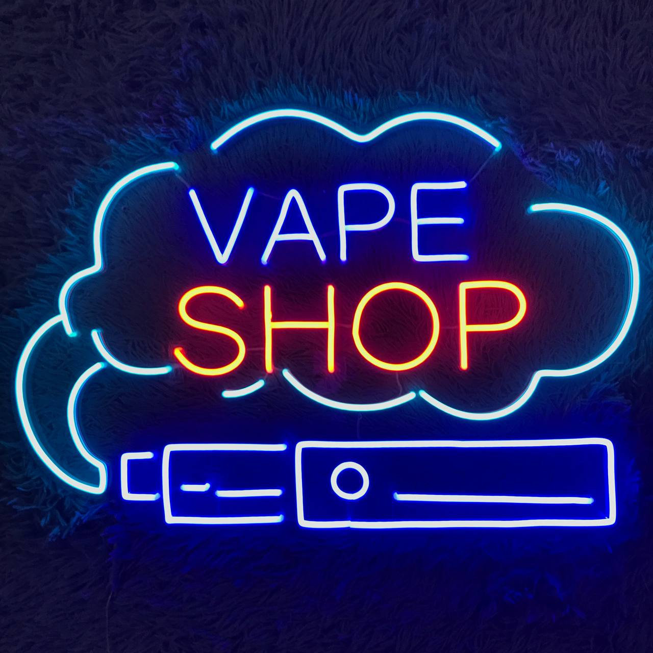 Smoke Shop Custom Neon Sign Smoke Shop LED Neon Light Decor Bar Pub Party Man Cave Unique Decoration