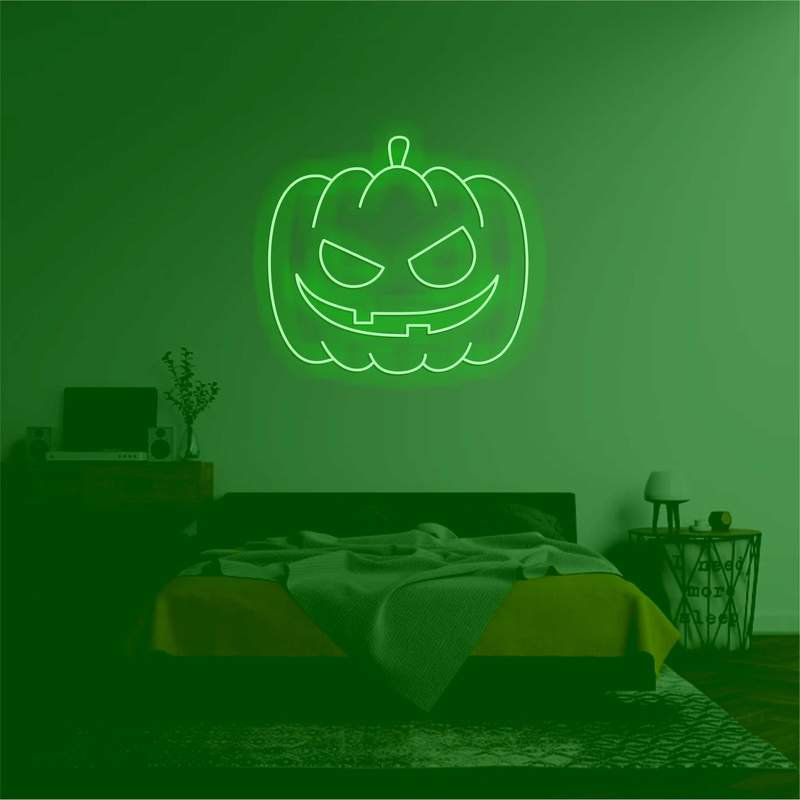 Halloween Pumpkin Neon Sign Candy Halloween Lights LED Bat Lights All Saints'Day Decor mothers day  HALLOW Neon Sign Ghost Neon