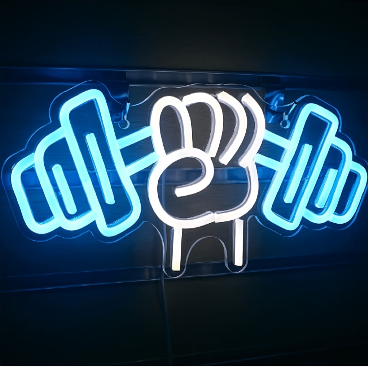 Custom Neon Sign Lever Wall Art For Wall Decoration For Gym Bedroom Living Room Night Advertising Board Logo Sign