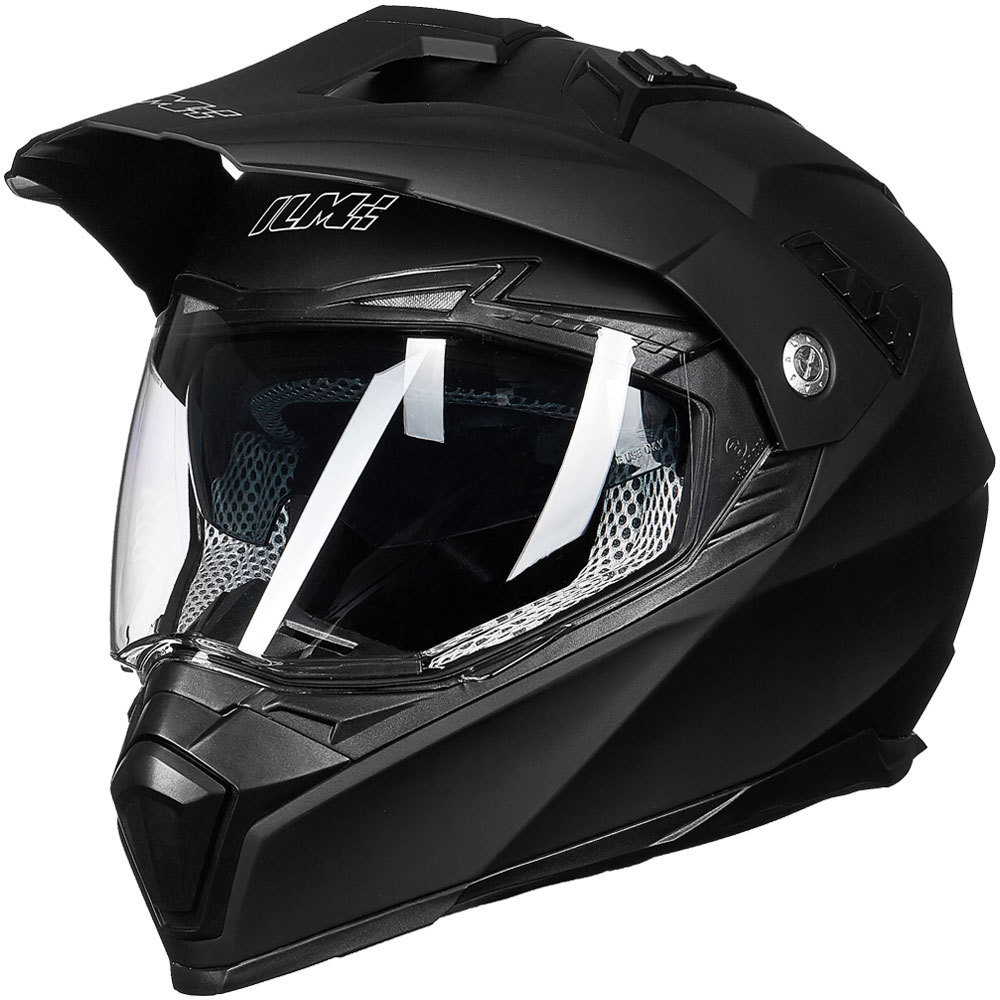 ILM Helmet Dual Sport Off Road Motorcycle Dirt Bike ATV FlipUp Visor