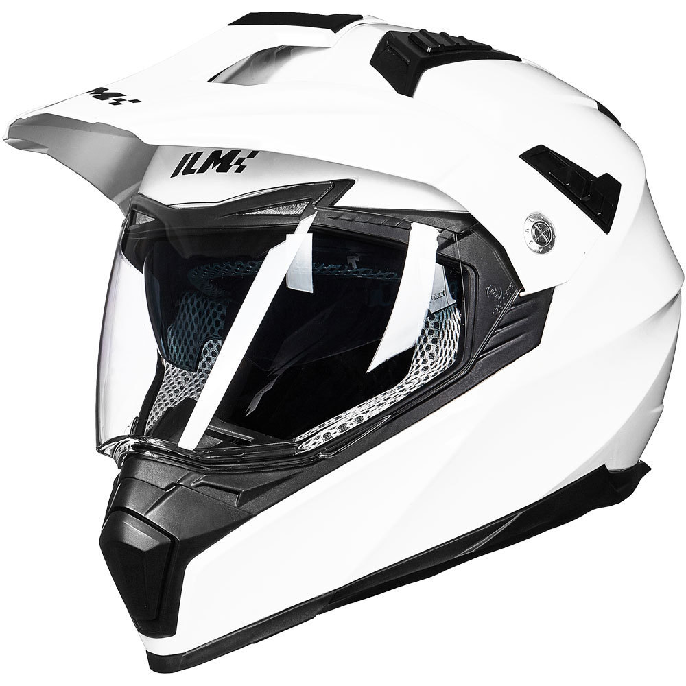 ILM Helmet Dual Sport Off Road Motorcycle Dirt Bike ATV FlipUp Visor