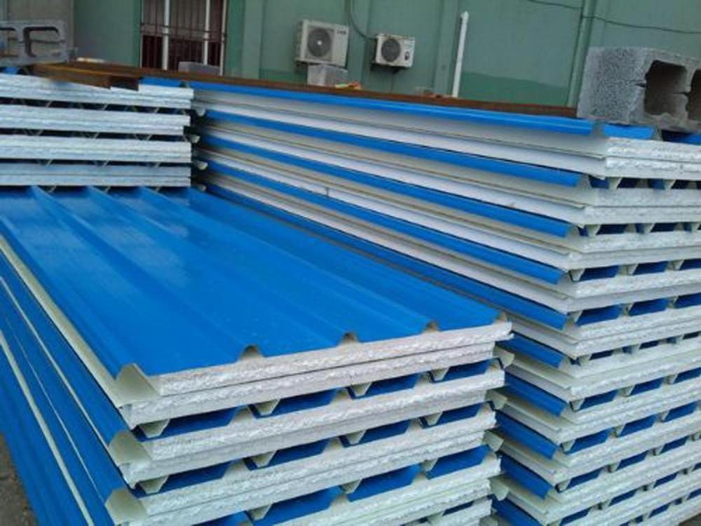 lightweight concrete outside wall panel / nonmetal eps cleanroom system clean room wall sandwich panels