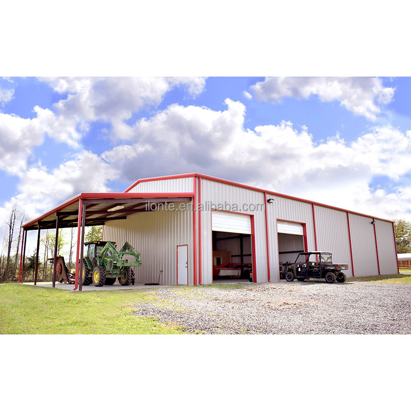 Chinese cheap prefabricated building outdoor industrial cold storage shed prefab steel structure logistics dry warehouse