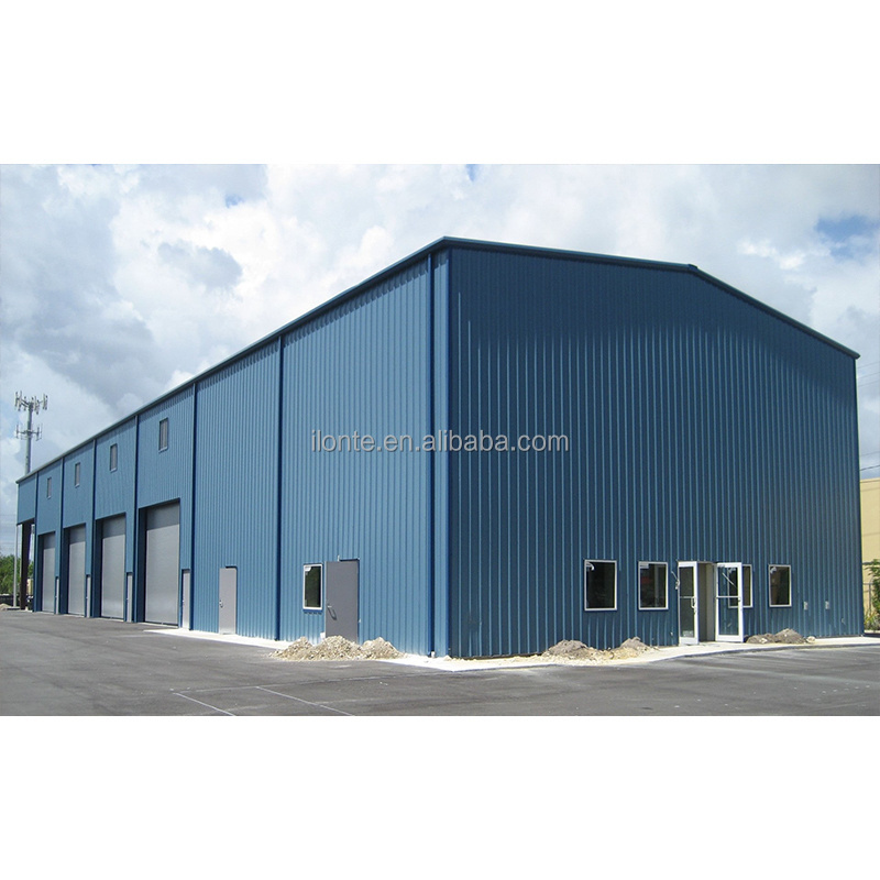 Chinese cheap prefabricated building outdoor industrial cold storage shed prefab steel structure logistics dry warehouse