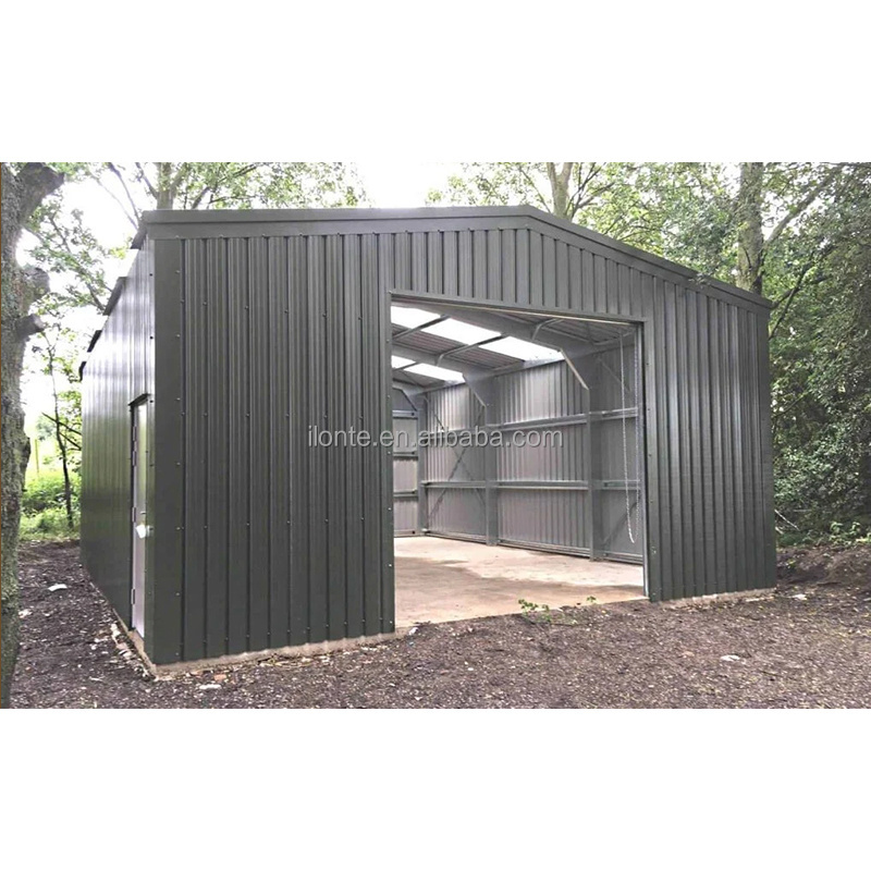 Small Warehouse Design Building Sheds Storage House Self Storage Mini Steel Warehouse Prefabricated Outdoor Light 8-14 Days Aisi