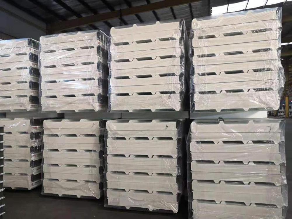 Building Material 50mm PIR  PU Sandwich Panels polyurethane foam coldroom Insulated Sandwich Wall Panel