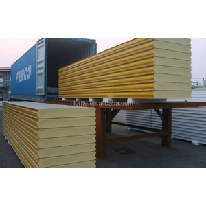 Insulated Metal PU PIR Roof and Wall Sandwich Panels Polyurethane Sandwich Panel Cold Room Panels