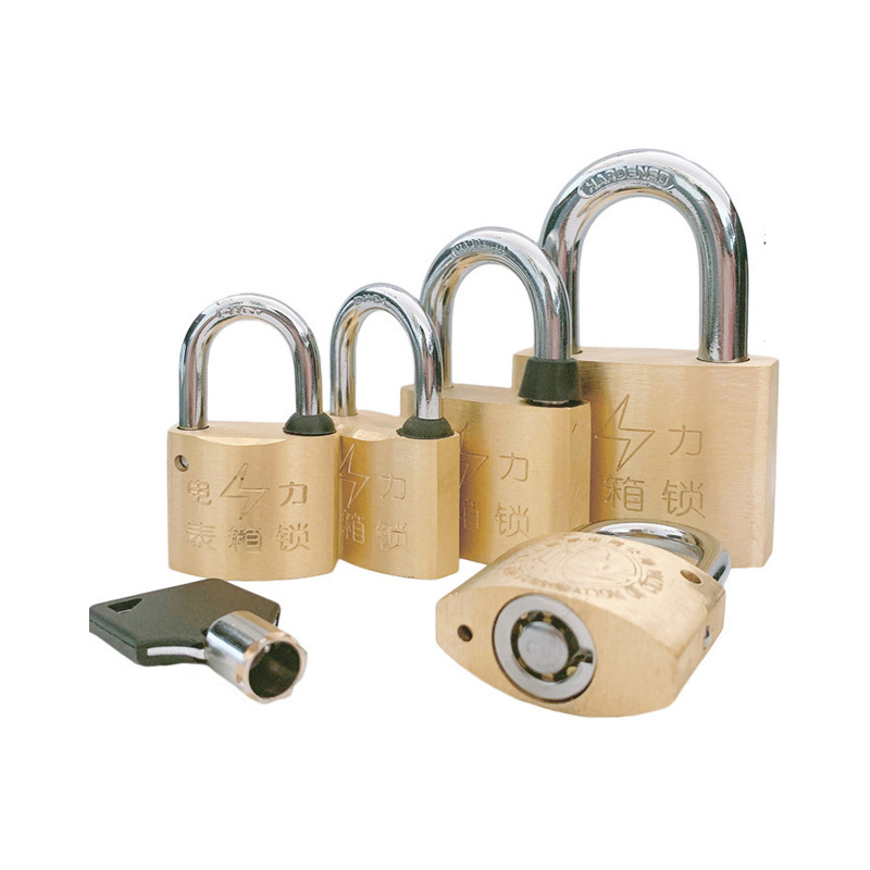 ilooklock Brass Padlock Customized Cylinder Different Size Padlock  30mm Tubular Cylinder Padlock