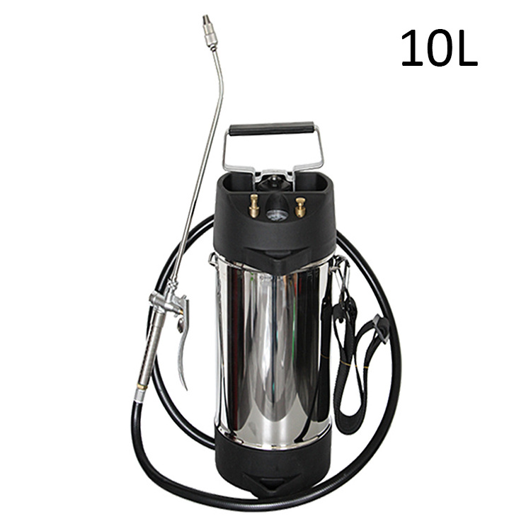 Professional Portable Stainless Steel Pressure Sprayer with plastic